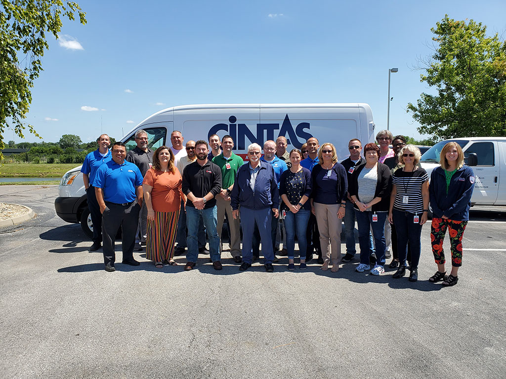 SGE training course conducted July, 2019 hosted by Cintas Corporation Location 388, in Indianapolis, Indiana.