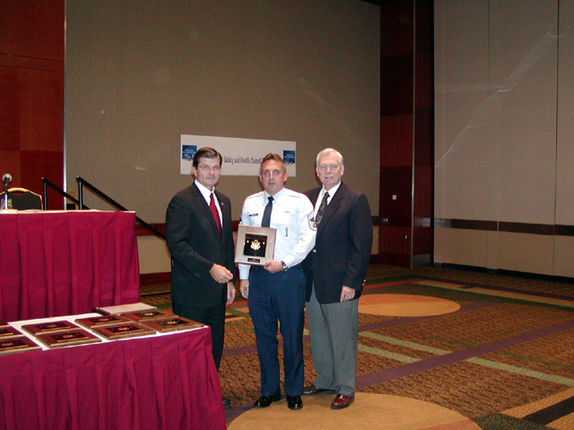 Connecticut/Western Massachusetts FSHC 2003 Superior Award Winner, Chairperson Raymond Welton accepting.