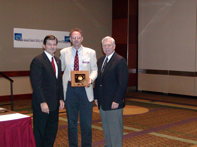 Atlanta FSHC 2003 Meritorious Award Winner, Chairperson Edgar H. Beach accepting.