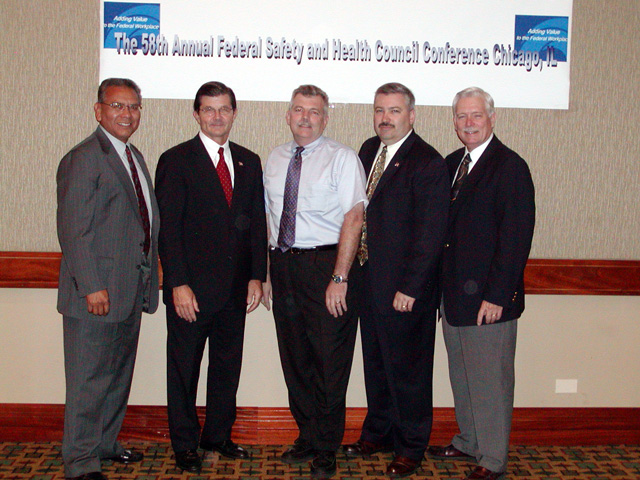 OSHA OTI Collateral Duty Instructors with Assistant Secretary John L. Henshaw, and Deputy Assistant Secretary R. Davis Layne