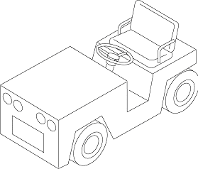 Tow Tractor Gas/LPG/Diesel