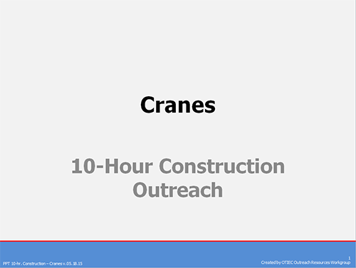 Cranes