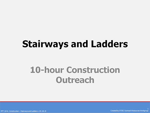 Stairways and Ladders
