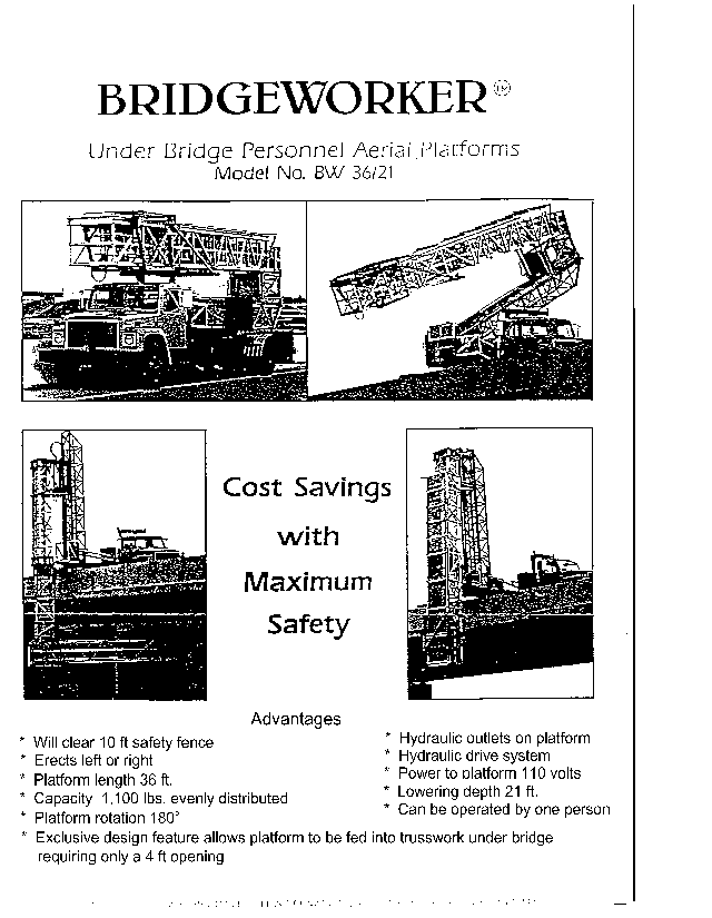 Figure 1. Bridgeworker Image Model No. BW 36/21