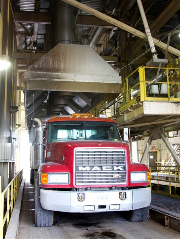 Figure II.19a. Transferring Co-Products in Load-Out Area