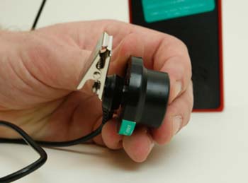 Photograph showing a calibrator adaptor. For problems with accessibility in using figures, illustrations in this document, please contact the Directorate of Technical Support and Emergency Management at (202) 693-2300.
