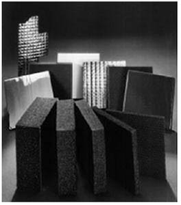 Photograph of absorption material. For problems with accessibility in using figures, illustrations in this document, please contact the Directorate of Technical Support and Emergency Management at (202) 693-2300.