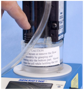 Figure F-5. Bubble Actuator Button on Gilibrator