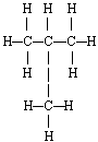 Isobutane molecule illustration