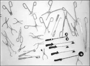 Typical Hand Feeding Tools