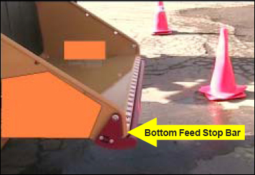 Bottom Feed Stop Bar