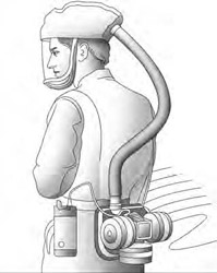 Loose-Fitting Powered  Air-Purifying Respirator (PAPR) 