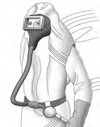 Full Facepiece Abrasive Blasting Continuous Flow 