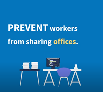 Prevent workers from sharing offices