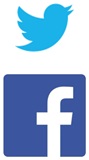 Twitter and Facebook