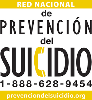 Red Nacional de Prevenci&oacute;n del Suicidio - 1-888-628-9454 - prevenciondelsuicidio.org