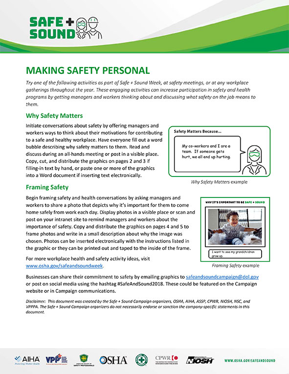 Making Safety Personal