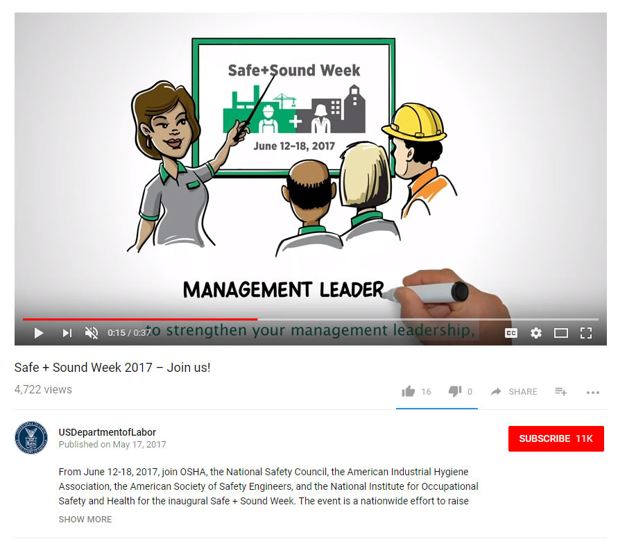 Safe + Sound Week 2017 Video