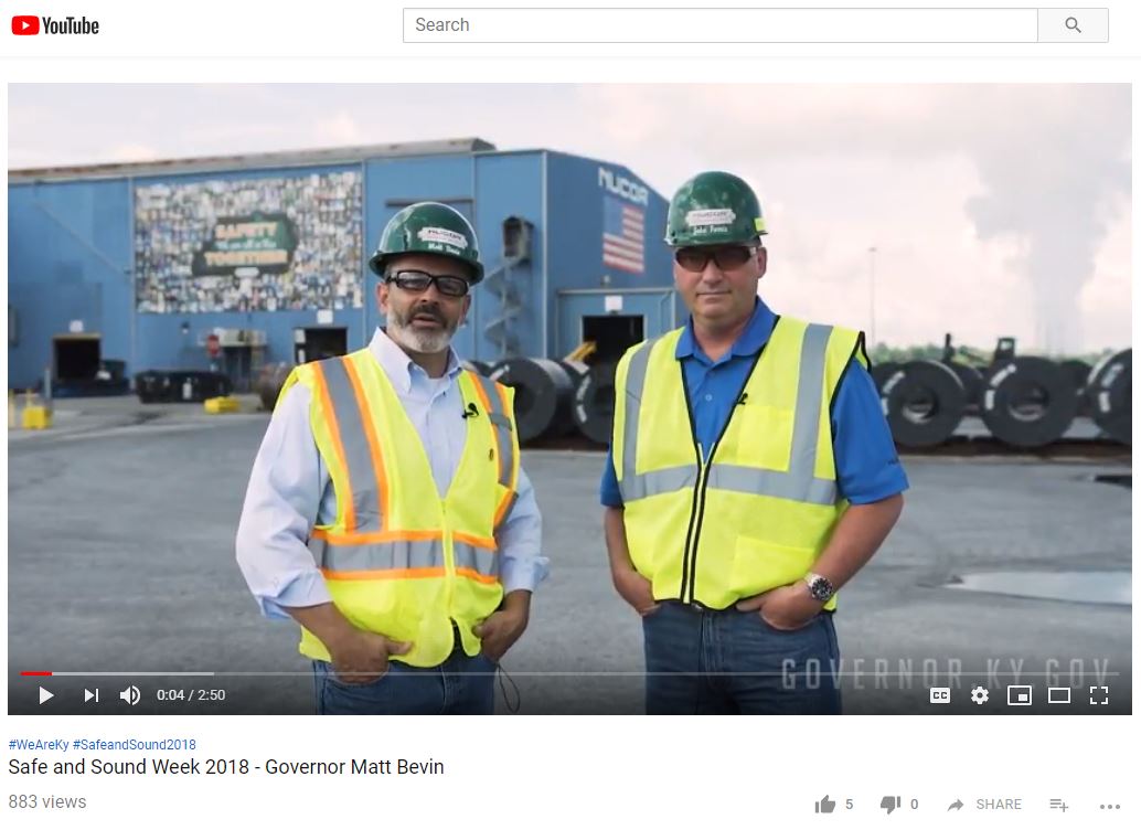 Kentucky Governor Video