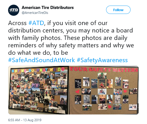 Image of American Tire Distributors Tweet