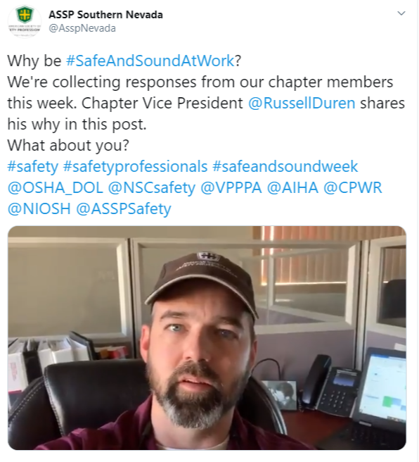 Image of ASSP Southern Nevada Tweet