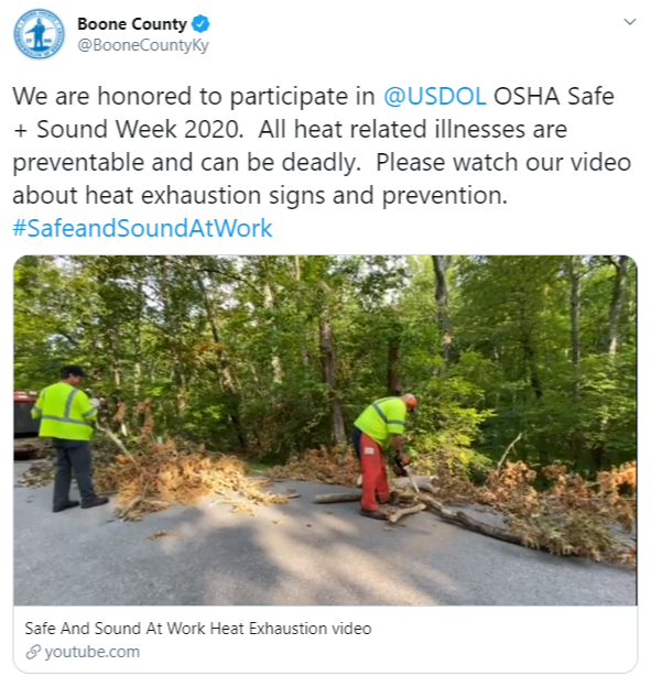 Image of Boone County Tweet