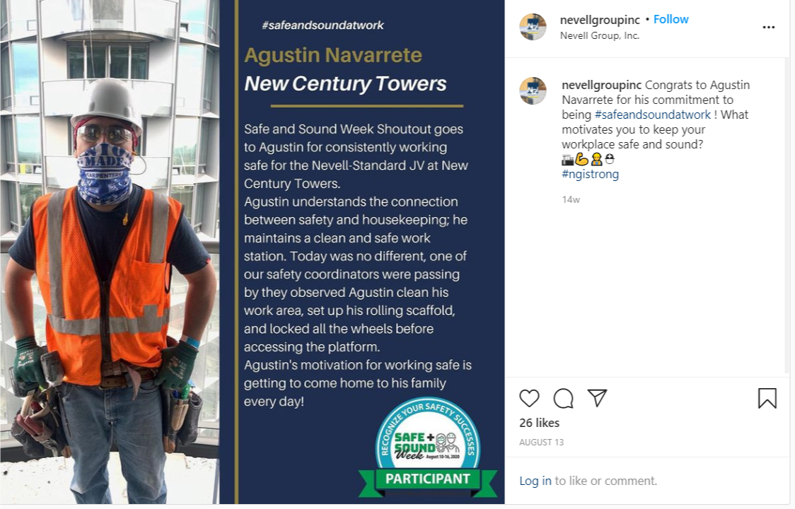 Image of New Century Towers Instagram Post