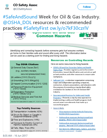 Colorado Safety Association