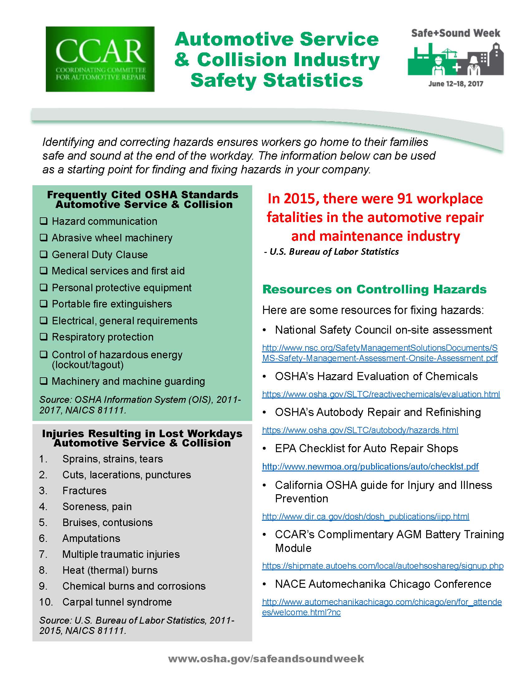 Automotive Service and Collision Industry - Coordinating Committee for Automotive Repair (CCAR)